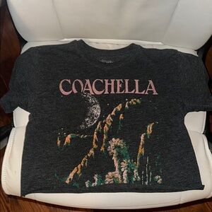 Coachella Cropped T-Shirt, XS